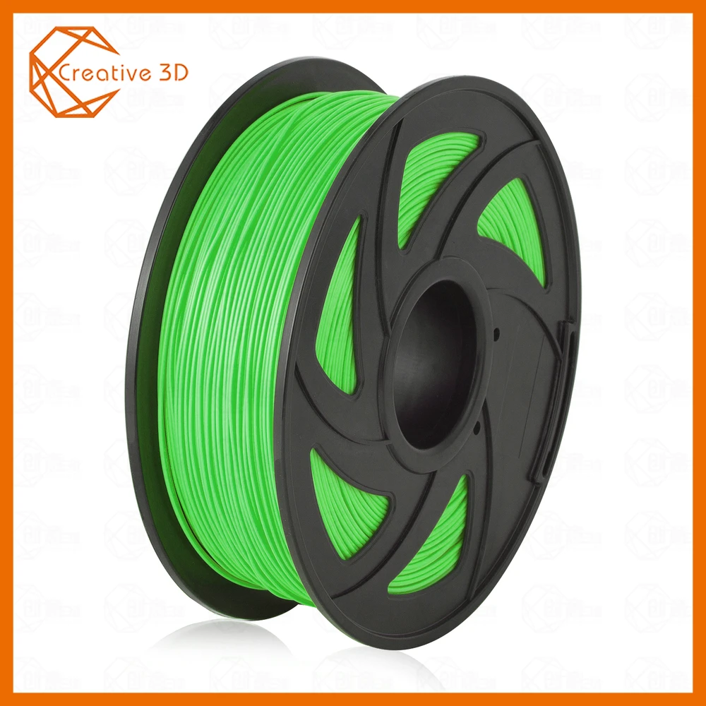 PLA green 3D нити PLA опционально 1,75 мм 1 кг пластиковые резиновые расходные материалы материал Различные цвета нити для 3d принтера - Цвет: PLA green