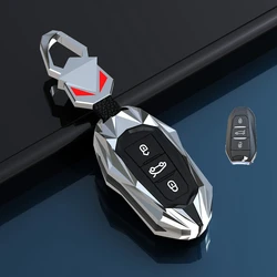 Premium Car Key Case Cover Holder - Sleek Design and Protective Car Styling Accessory (Silver)
