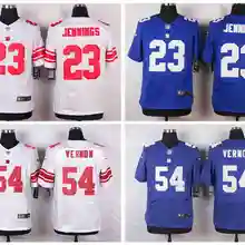 Стилизованный, Нью-Йорк#23 Рашад Дженнингс#54 Оливье Вернон для мужской Джерси