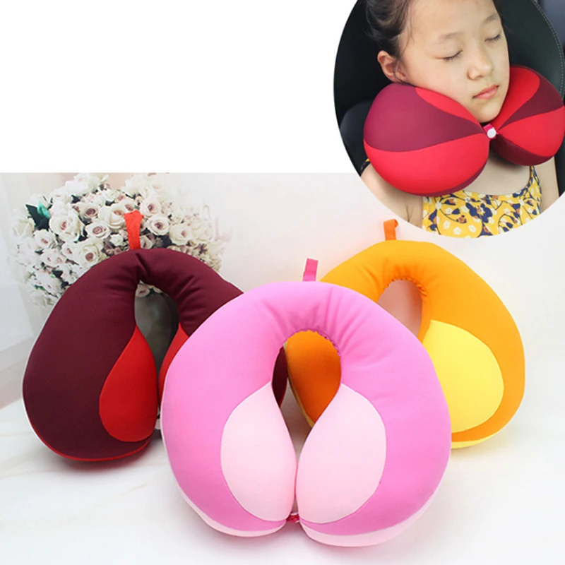 comforter sets Pillow Kids Newbron Travel Neck Pillow U-Shape For Car Headrest Air Cushion Child Car Seat Head Support Infant Baby silk sheets