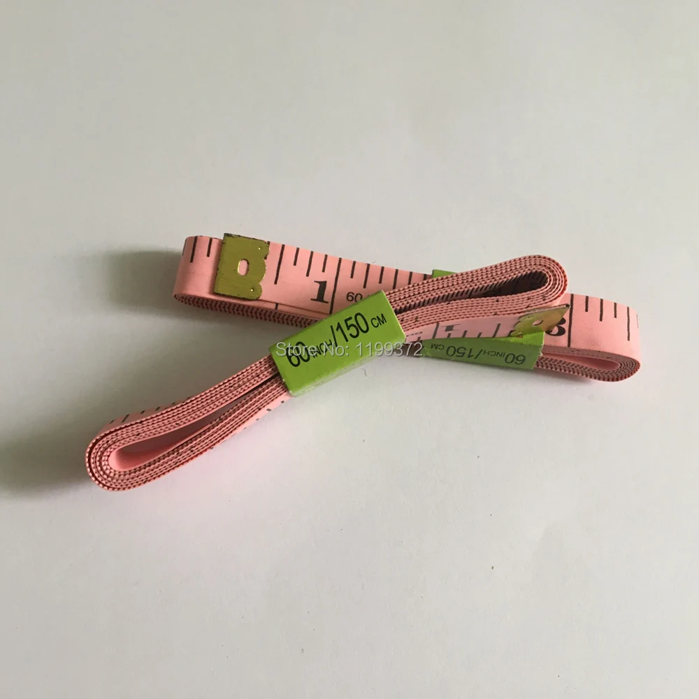 200pcs 60 inch 150cm Double-Scale Double Sides Soft Tape Measure Body  Measuring Tailor Ruler sewing