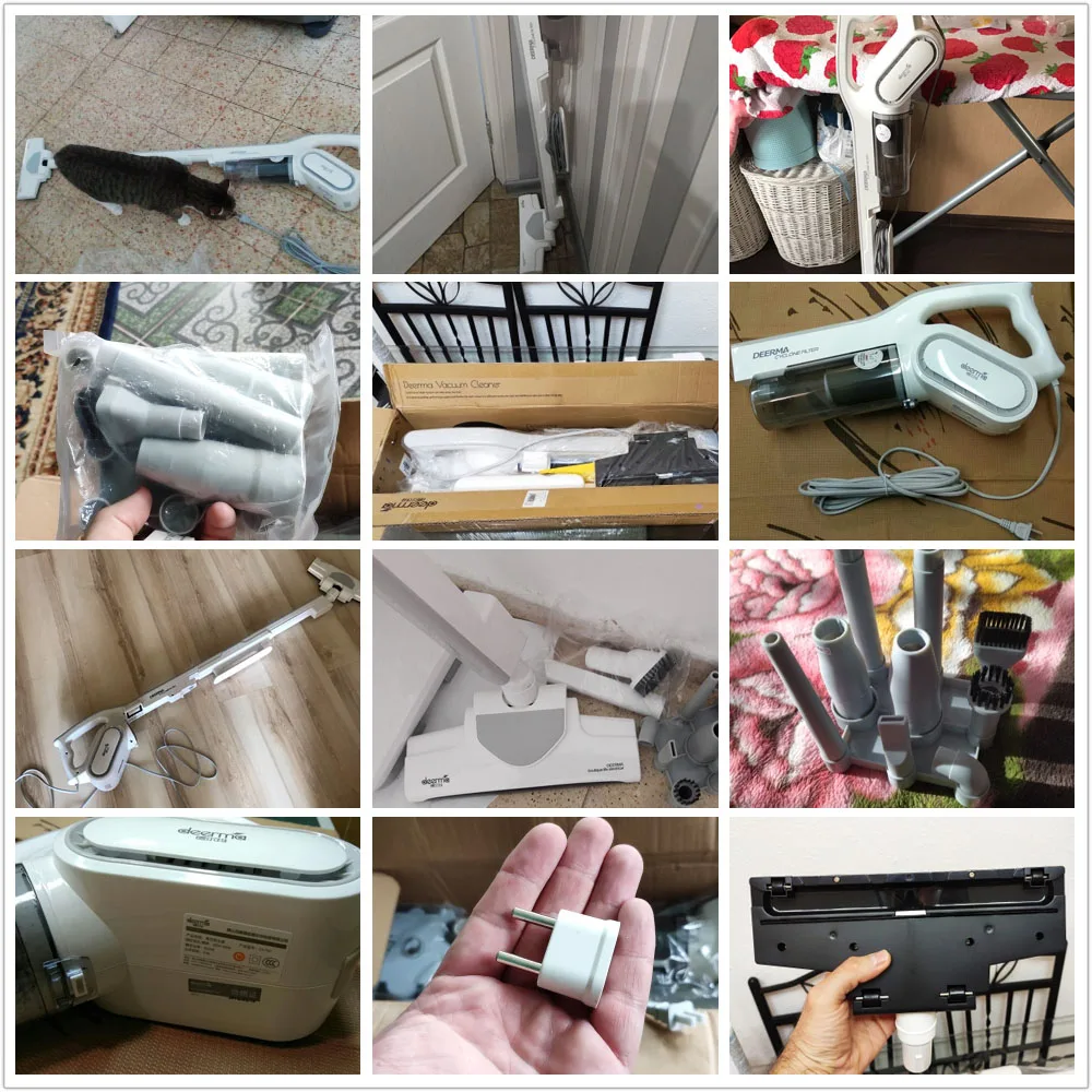 Xiaomi Deerma DX700 2-в-1 Ручной пылесос с большой Ёмкость пылеуловительная камера тройной фильтр вертикальный пылесборник
