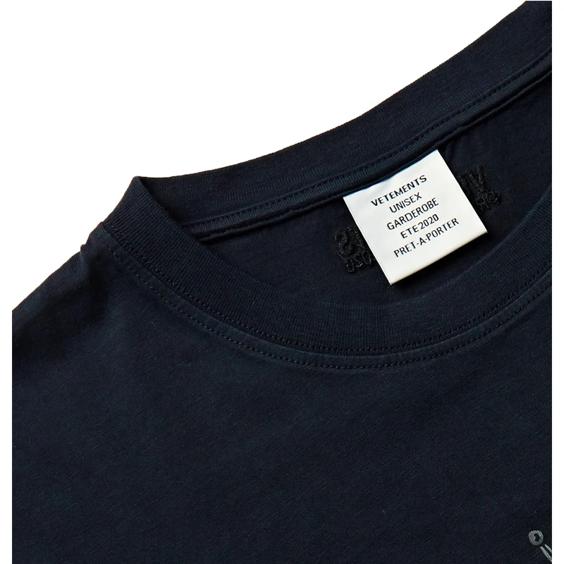 VETE Мужская футболка мужская женская повседневная футболки с принтом логотипа