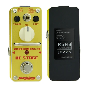 

AROMA AC Stage Acoustic Guitar Effect Pedals Simulator Mini Single True Bypass Electric Guitar Effect Pedal Accessories