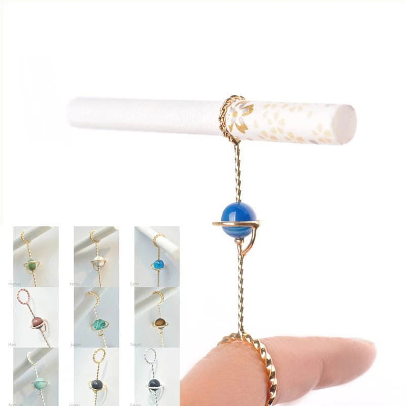 New Creative Blue Cigarette Holder Clip Cigarette Ring Ring
