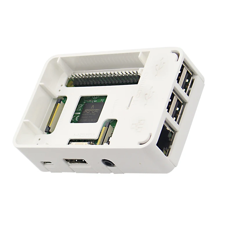 Для Raspberry Pi чехол с Алюминий радиатора Защитный Чехол Коробка для 3 Model B + плюс PI /
