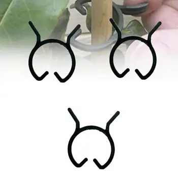 

100pcs Flowers Greenhouse Plant Clips Ear Hook Garden Tools Tomato Practical Vegetable Fixing Farm Clamp Fastening Vine Support