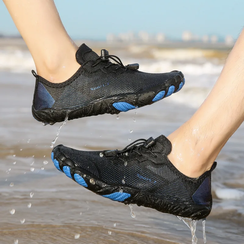 

Summer Barefoot Aqua Water Shoes Red Pop Beach Shoes Women Upstream Shoes For Men Sneakers Outdoor Swimming Gym Fishing Footwear