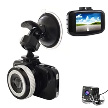 Ainina, две камеры, автомобильная камера, рекордер, двойной объектив, 2,7 дюймов, автомобильная видеорегистратор с задней камерой, 2 объектива, автомобильная dvr камера