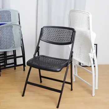 

Plastic Folding Chair Breathable Comfortable Hollow Chair Backrest Chair With Writing Board Business Meeting Chair Training Chai