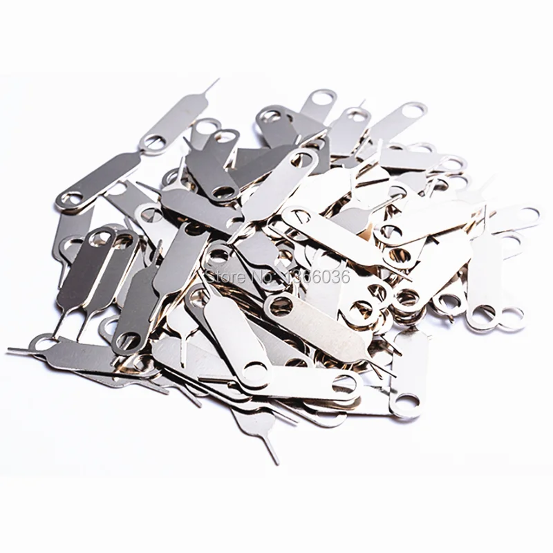 

100pcs/lot SIM Card Tray Removal Remover Eject Pin Needle Key Tool For iPhone 11 12 7 6S 6 Plus 5 5S SE 5C 4 4S