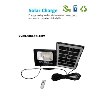 

100/75 Led Solar light lamp floodlight Street Garden LED Wireles Waterproof Outdoor Decoration Security Wall lamp indoor remote