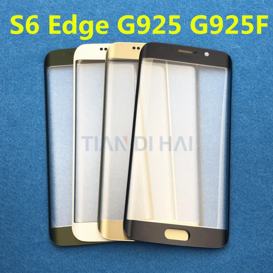 Замена внешнего стекла для samsung Galaxy S7 Edge G935 S6 Edge G925F ЖК-дисплей с сенсорным экраном Переднее стекло Внешний объектив