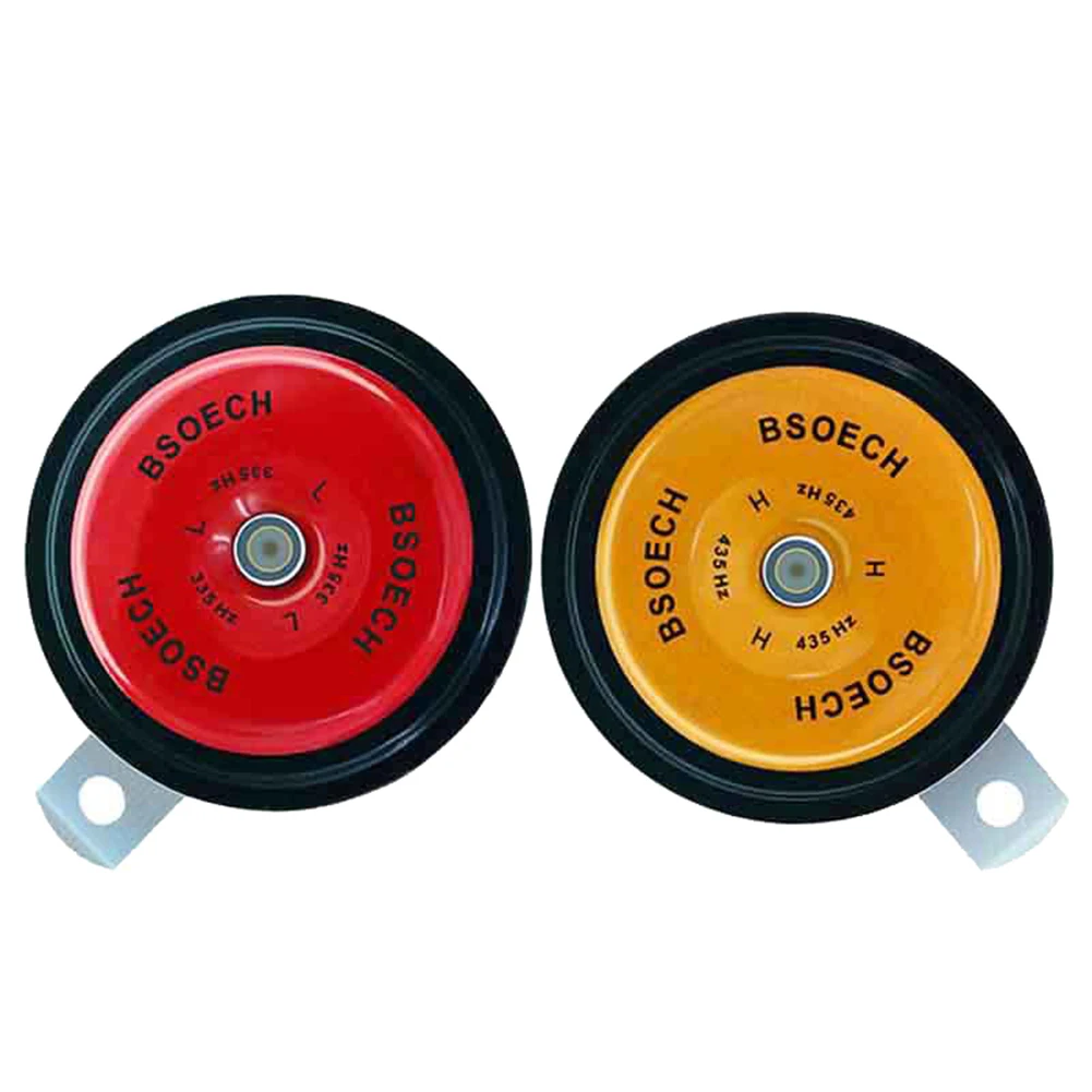12V мотоцикл круглые Тип Водонепроницаемый Электрический громкий звуковой сигнал Динамик Рог