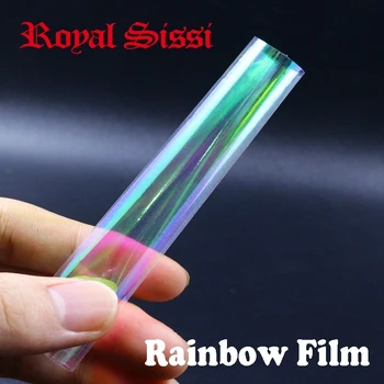 

20 Pieces 10 X 5.5 cm Fly Tying Rainbow Film Sabiki rig Shrimp Back Wings Scud Nymph Tying Clear Flash Film Fly Tying Materials