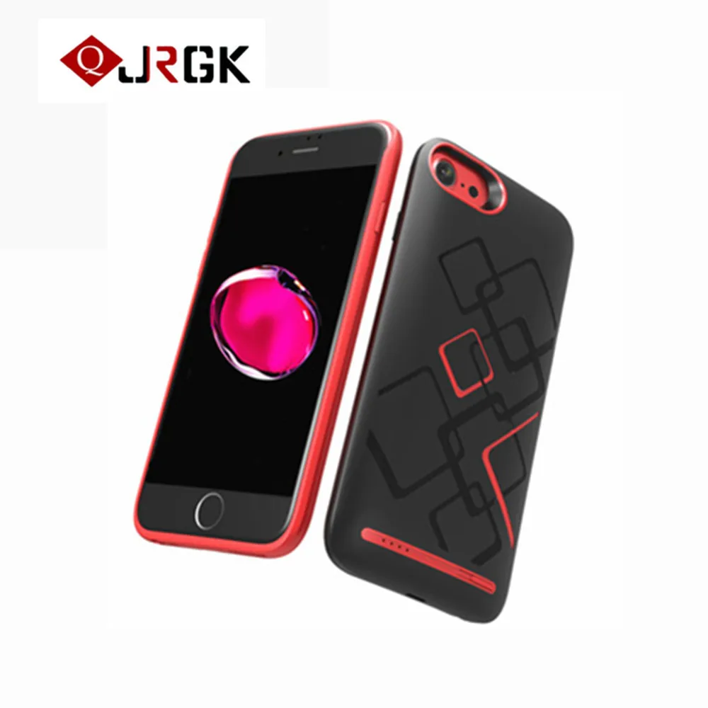 

JRGK Rechargeable Battery Case Phone Case Charger for IPhone 6/7 /6plus/7plus 5000/6000mah Backup Battery Power Bank Portable
