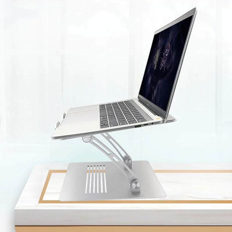 Laptop Stand Aluminum Folding Laptop Stand Hollow Cooling Supports 11