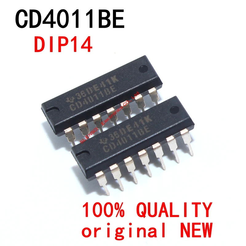 10-20PCS-CD4011BE-DIP14-CD4011B-CD4011-4011-DIP-14-New-and-Original-IC ...
