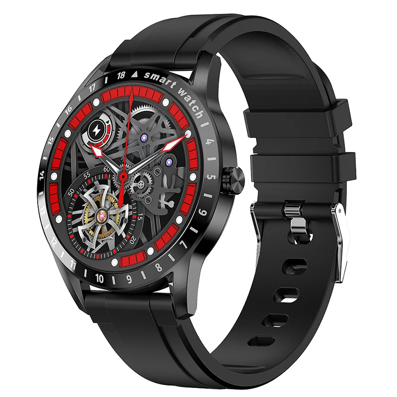 LIGE 2022 New Full Touch Round AMOLED Screen Smart Watch Men Sport Fitness IP68 Waterproof Mens Bluetooth Smartwatch Android iOS 