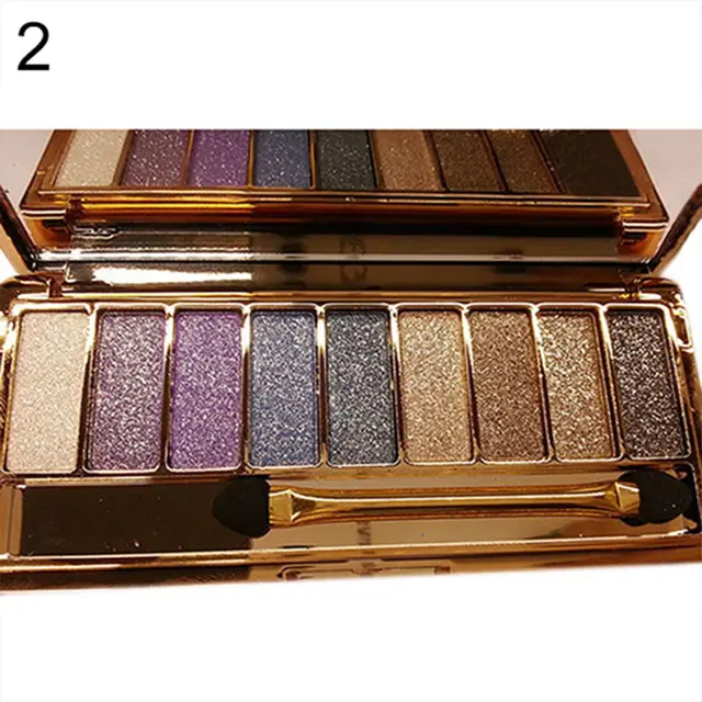 Palette Maquillage d'ombres à paupières, 9 couleurs, mode
