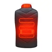Жилет с подогревом, зарядка через usb, легкий, изолированный, спортивный Лыжный жилет Топ, моющийся, электрический, термо для езды на велосипеде на открытом воздухе, мотоцикл