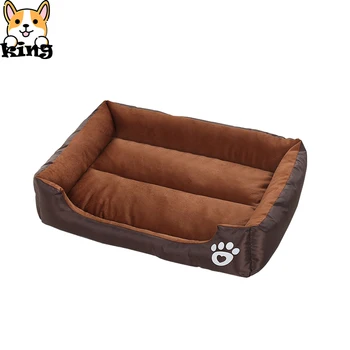 

2019 Dog Beds Fashion New Waterproof Oxford Cloth Dog and Cat Four Seasons Available Dog Beds for Large Dogs Kennel Cat Litter