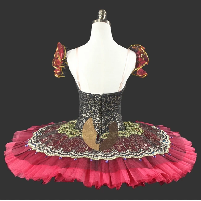 black red ballet tutu