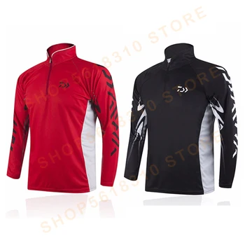 

Men Long Sleeves Fishing Clothing Vests Moisture Wicking Quick-Drying Anti-UV Sun Fishing Shirt Sports Cloth