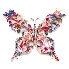 

DIY Butterflies Craft Origami Home Decor Gift Scrapbook Paper Tools Kit Paper Quilling Painting Material Package Illustration