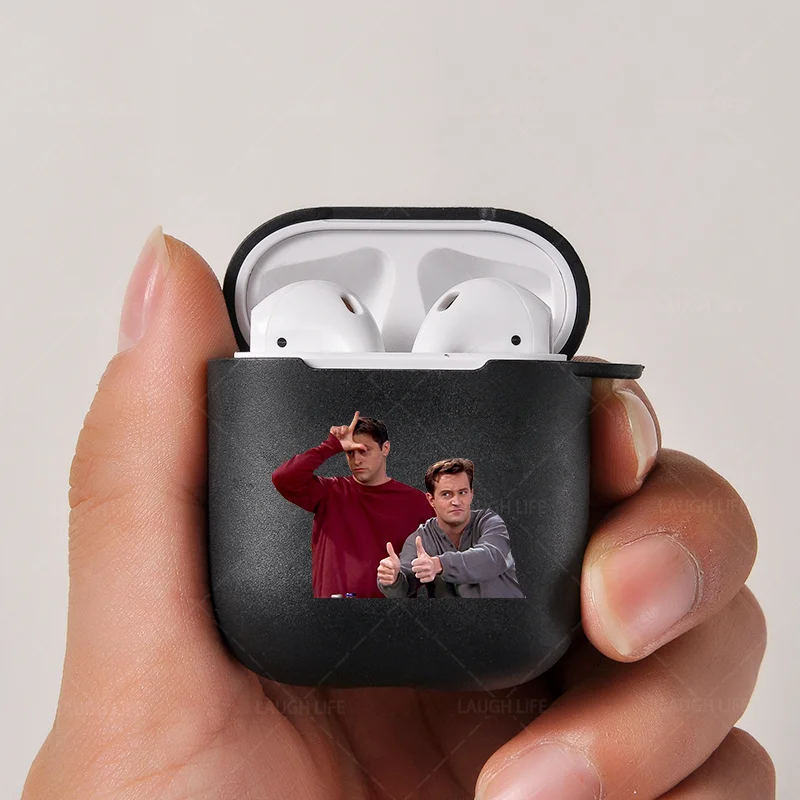 Чехол для наушников tv Friends для девочек Apple Air pods 2 чехол для зарядного устройства для AirPods 2 1 жесткий черный защитный чехол Аксессуары