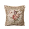 Retro Flowers Jacquard Cushion Cover Office Seat American Country Style Pillowcase Home Hotel Sofa Car Decorative Pillows Case ► Photo 3/6