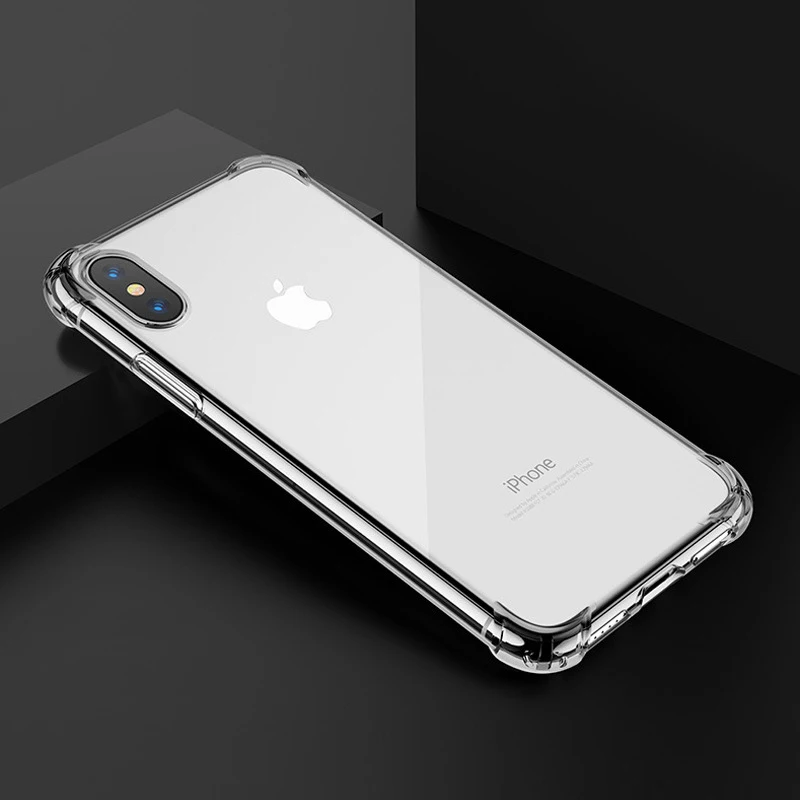 

For iphone 11 Case Clear Silicone Shockproof for iphone11 pro Max Transparent Protective case Premium airbag anti-drop case