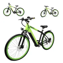 26 дюймов с высоким содержанием углерода Сталь рамки горный велосипед 2" x 1,75 дюймовое Велосипедное Электрический 250Lbs зеленые велосипедные 6 ступеней-шестерни штепсельная вилка стандарта США