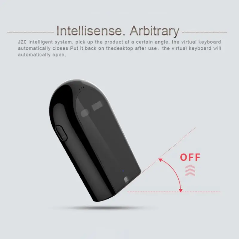 

J20 Smart Remote Control Virtual Keyboard Laser Pointer Projection TV Controller Compatible For Android And For Windows