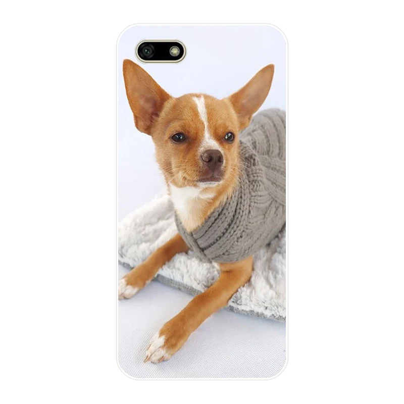 Мягкий силиконовый чехол из ТПУ для huawei Honor 7a 5 45 pro 7 дюйма 7c 7x y5 2018 180FG I Love My Chihuahua