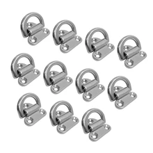 11 сверхмощный ПК 316 из нержавеющей стали небольшой складной коврик для глаз колода крепления D Кольцо штапельного клеща для прицепа морской лодки кэмпер караван