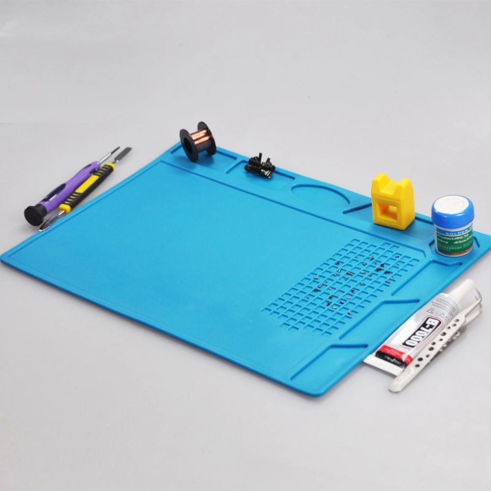 Heat Insulation Working Mat Heat-resistant Soldering Station Repair Insulation Pad Insulator Pad Maintenance Platform