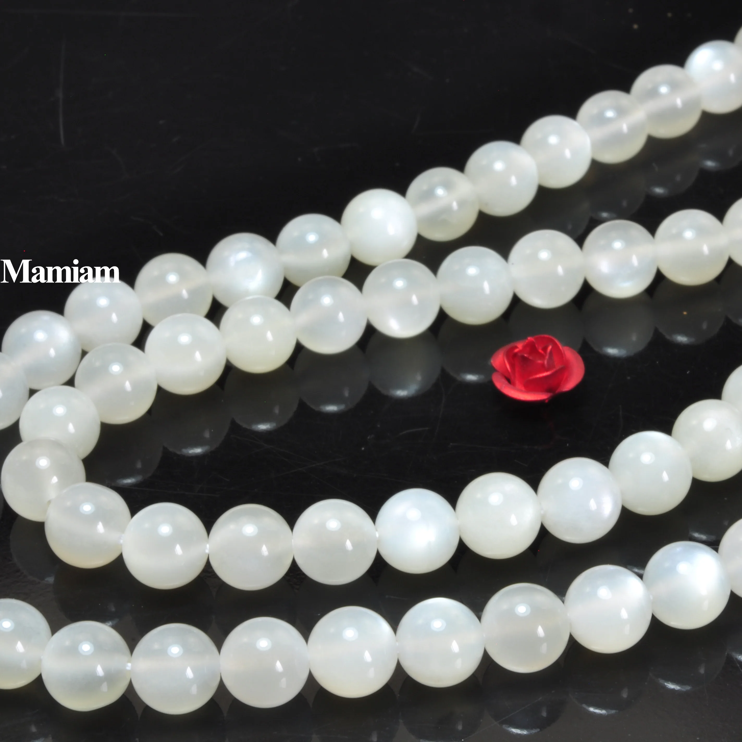 Бусины Из Натурального лунного камня A + 6 мм | Украшения и аксессуары