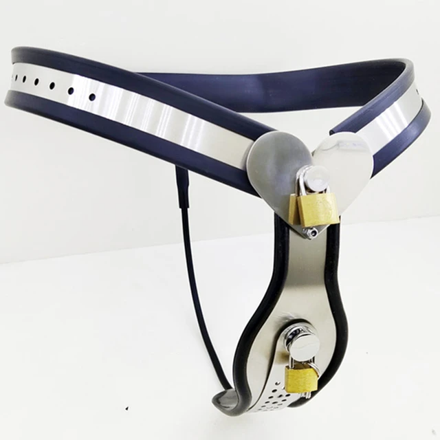 Linked Waist Belt Design Size Adjustable Chastity Belt for Men and Women 