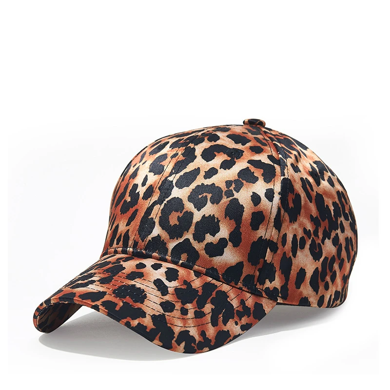 

2020 Fashion Leopard Baseball Cap Women Lady Hat 3 Colors