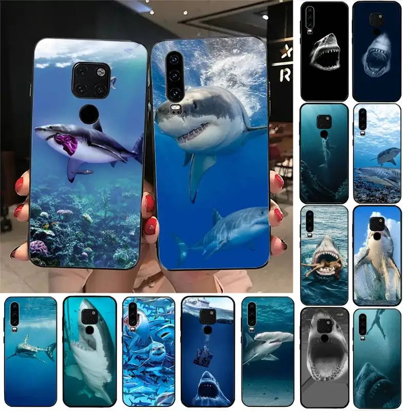 YNDFCNB Animal shark Phone Case For Huawei Honor 7A 7C ru 5.7 8 8x 9 10 20lite 10i 20i Play 6.3 | Мобильные телефоны и