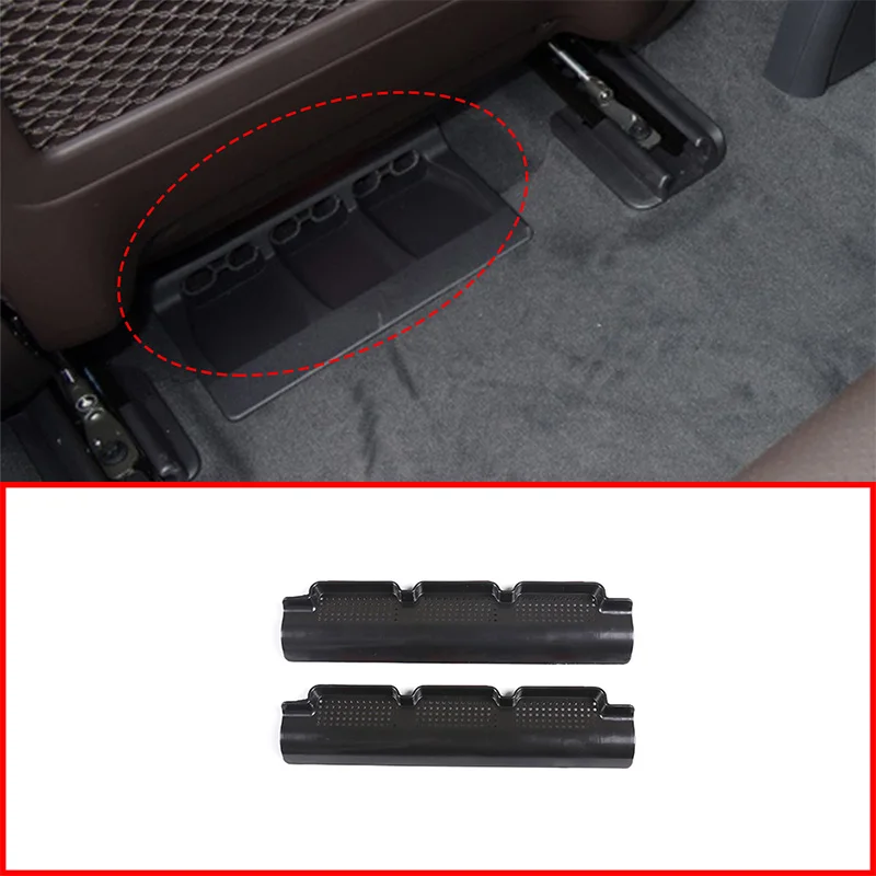 

For Mercedes Benz GLE W167 2020 Car Interior ABS Seat Bottom Air Conditioning Outlet Frame Cover Trim Accessories