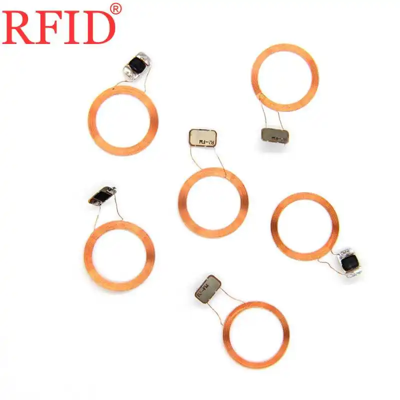 ID 125 кГц EM4100 TK4100 только для чтения теги RFID NFC Обнаженная катушка+ чип контроля доступа маркер посещаемость управление брелоком 100 шт - Цвет: 100pcs Random Color