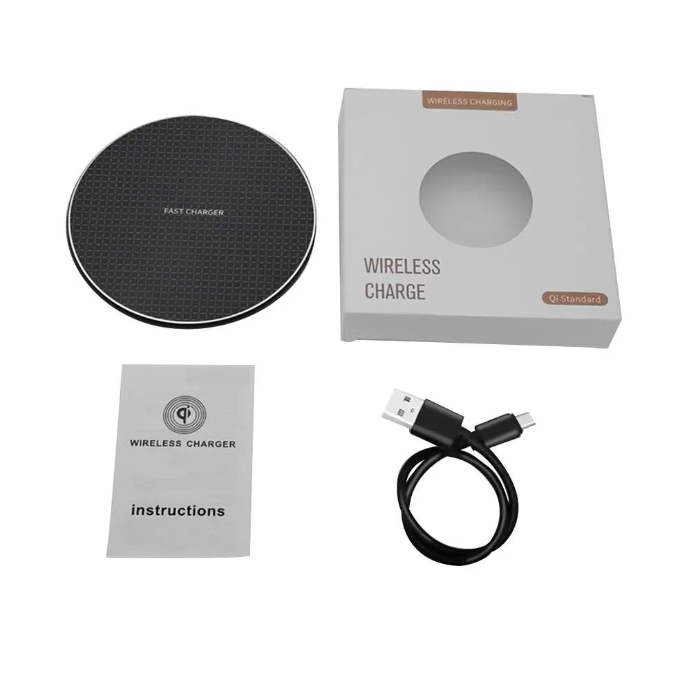 

10W High Power Wireless Mobile Phone Charger Aluminum Mobile Phone Wireless Fast Charger Fashion For Iphone / Android