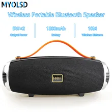 Стерео Мощный Bluetooth динамик беспроводной портативный динамик fm-радио TF USB MP3 музыкальный центр Bluetooth Колонка для телефона компьютера