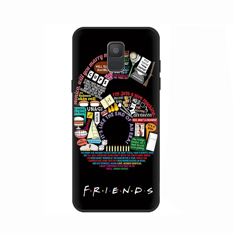 B9 EWAU Central Perk Coffee friends tv Silicone phone case for Samsung A3 A5 A6 Plus A7 A8 A9 A10s 20s 30s 40s 50s 60 70 J6 - Цвет: B9