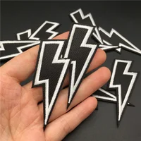 10 Pcs/Lot DIY Lightning Embroidered Patches | Iron-On Badges for Clothing, Fabric, Sewing Stickers, Appliques - Image 2