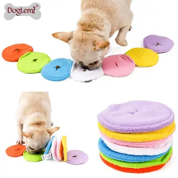 

Colorful Macaron IQ Training Dog Toys Snuffling Training Pet Puzzle Toys