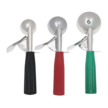 

Cookie Scoop Set, Ice Cream Scoop with Trigger, Multiple Size Large-Medium-Small Size Professional Stainless Steel Cupcake Scoop