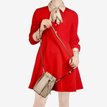 

Fashion Drawstring Shoulder Bags Women Bucket Bags PU Leather Ladies Hand Bags Floral Design Women Messenger Bags For Woman Tote